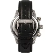 Breed Lacroix chronograaf horloge met leren band