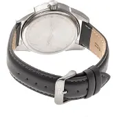 Morphic M63-serie horloge met leren band en datum
