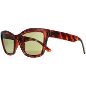 Serengeti vierkante dames glanzende rode tortoise Saturnus gepolariseerd 555 nm rolla