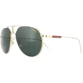 Carrera Aviator unisex gouden groene zonnebril