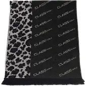 Cavalli Class Heren Zwarte Wol Sjaal