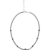 Gaya Ketting zwart / zilver
