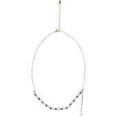 Gaya Ketting goud / zwart / wit