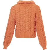 Mymo Gebreid vest kreeft