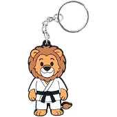 Nihon Sleutelhanger Rubber Martial Arts Leeuw in gi
