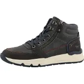 Mustang Veterboots 'Mart' donkerbruin / antraciet / donkergrijs