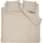 Cinderella Dekbedovertrek Carre Naturel Flanel-260 x 200 / 220 cm | Extra Breed