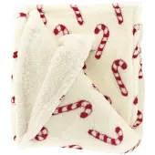 Unique living plaid cancy cane 150x200cm -