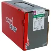 Dynaplus Houtbouwschroef Ar-Bronze Tellerkop deeldraad +Snijpunt Torx TX40 8.0X160/80 | 50 stuks - 0286.08.63201