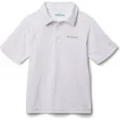Columbia Sportswear Hike Korte Mouw Poloshirt Wit 10-12 Years Jongens,Meisjes