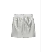Catwalk junkie 24020206 vegan leather 5 pocket skirt