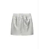 Catwalk junkie 24020206 vegan leather 5 pocket skirt
