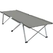 vidaXL Opvouwbaar Campingbed Grijs 194 x 62,5 x 42,5 cm