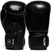 Flow Progress Bokshandschoenen - Zwart runderleer 8 oz