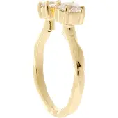 Orphelia Dames 925 Sterling Zilveren Ring - Goud ZR-7128/G