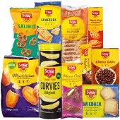 Schar Mixpakket Glutenvrij - broodproducten, pasta's, koeken en snacks - 1.885 gram