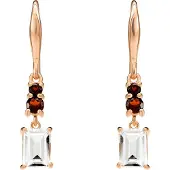 Orphelia 'Fira' Dames 925 Sterling Zilveren Oorbellen - Roze ZO-7571/RG