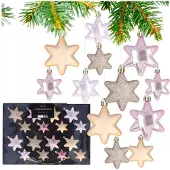 Cadro Kerstdecoratie Sterren Roze Goud 16 Stuks
