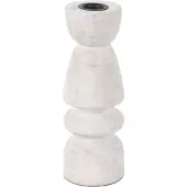 Present Time kandelaar modelar small white wash