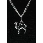 MOOYE ® - Collectie Zilveren Kameel ketting hanger