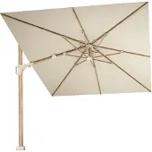 Platinum Challenger T2 premium parasol 350x260 cm teak champagne