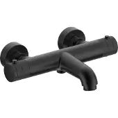Boss & Wessing Thermostatische badkraan bws sensa thermostatisch opbouw knoppen geborsteld mat zwart pvd