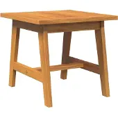 vidaXL Bijzettafel Olie Natuurlijk 45 x 45 x 40 cm Massief Acacia Hout