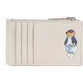 Ralph Lauren Bear Kredietkaart etui Leer 12.5 cm beige