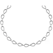 Orphelia Dames 925 Sterling Zilveren Set: Ketting + Armband - Zilver SET-044