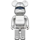 Medicom 400% Bearbrick - Hajime Sorayama Robot (Blue Lights ed.)