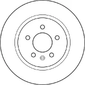TRW DF3936S Remschijf