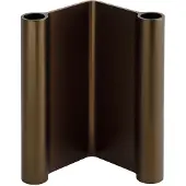 Muuto Pair Candleholder Kandelaar Brown | H 18 cm
