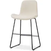 Nolon Nino-Fé barkruk cottonbeige - zwart onderstel - 65 cm
