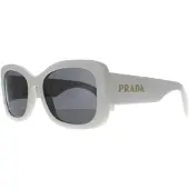 Prada PRA08S 1425S0 talk donkergrijs zonnebril