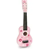 Vilac Roze Gitaar met Bloemen