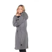 HKM Winterjas winter ruiterjas reflecterend grijs maat L