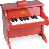 Vilac Piano - Rood - - OneSize - Muziekinstrumenten