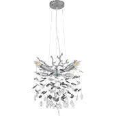 Globo Hanglamp Queena Zilvergrijs Ø 40cm