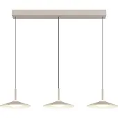 Globo 3 Lichts Hanglamp Lampone Design Zand Bruin