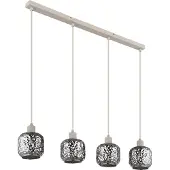 Globo 4 Lichts Hanglamp Antonio Zand Bruin