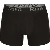 Phil&Co. Boxershorts azuur / donkergroen / zwart