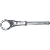Padre ringsleutel 839, SW 50 mm, lengte 270 mm, CV-staal, gekarteld, twaalfkantig met speciaal profiel