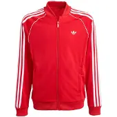 Adidas Sweatvest 'SST Track' knalrood / wit