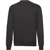 Fruit Of The Loom Heren Klassieke Drop Schouder Sweatshirt (Zwart)