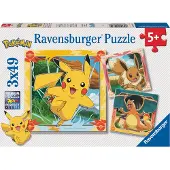 Ravensburger - Pokémon 3x49p - (12004062)