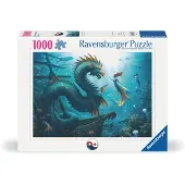 Ravensburger Enchanted Depths: Dragon Mermaid 1000 stukjes |