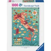 Ravensburger - Puzzle Map of Italy - Sweet 1000p (12001237)
