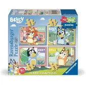 Ravensburger Mijn Eerste Puzzel - Bluey 4-in-1 Puzzel (2-3-4-5 stukjes)