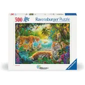 Ravensburger Tiger Family in the Oasis Puzzel (500 stukjes)