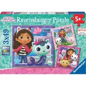 Ravensburger Puzzel Gabby 3x49pcs Karton Puzzel